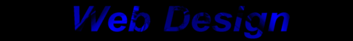 Web Design (menu option, decorative text)