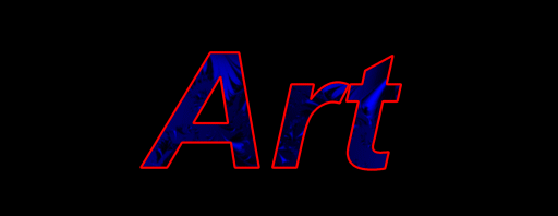 Art (menu title, decorative text)